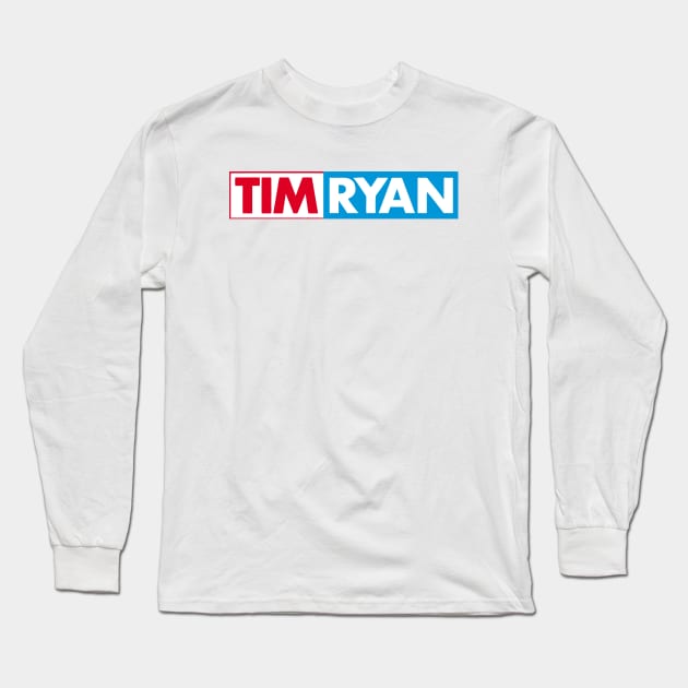 Tim Ryan Long Sleeve T-Shirt by Mavioso Pattern